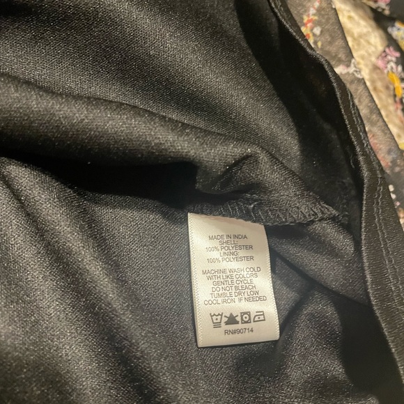 1. State Ditsy Floral Print Cold Shoulder Ruffle Long Sleeve Blouse Size medium - Picture 6 of 7